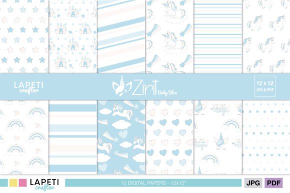 Download Unicorn Digital Paper Collection - Unicorn digital paper Collection