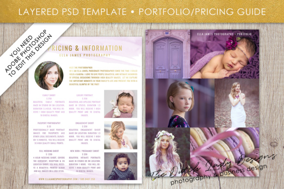 Download Price List &amp; Portfolio Page for Photographers - For photographers Collection