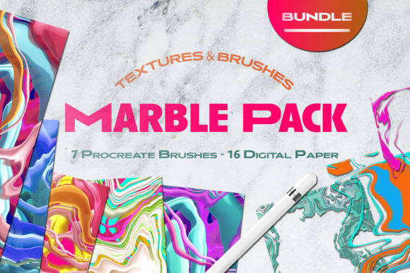 Download Liquid Marble Texture Brush Bundle Noise - Liquid Collection