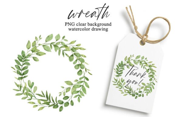 Download Watercolor Leaves Wreath, Leaf Frame. - Leaf frame Collection