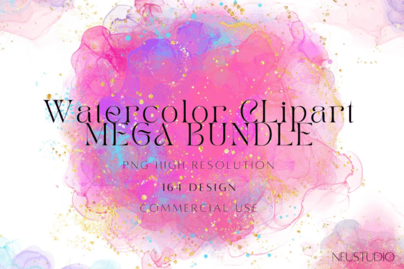 Download Watercolor Background Clipart BUNDLE - Watercolor background Collection