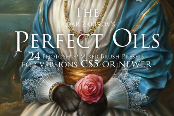 Download Perfect Oils. 24 PHOTOSHOP Oil Brushes - Premium Resources