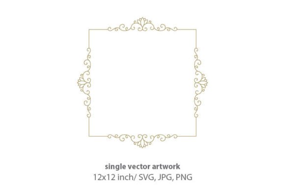 Download Elegant Luxury Scroll Label Vector Frame - Vector frame Collection