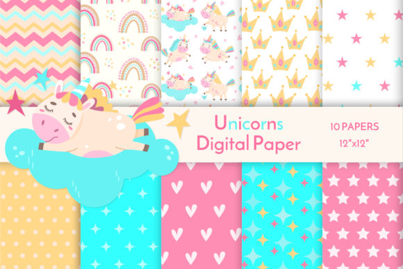Download Unicorn Digital Paper - Unicorn digital paper Collection
